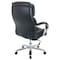Global Industrial 24 Hour Chair With High Back & Fixed Arms, Bonded Leather, Black 695615-AM - alternate 2